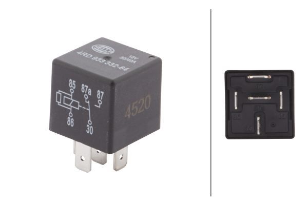 HELLA 4RD 933 332-641 Relay, cold start control