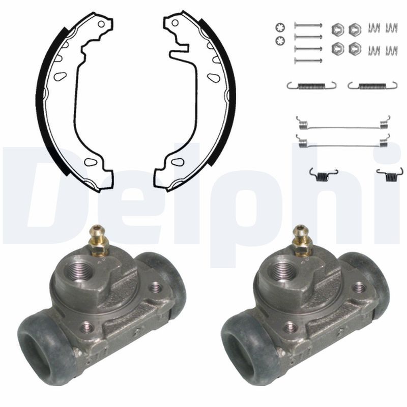 DELPHI KP825 Brake shoe set