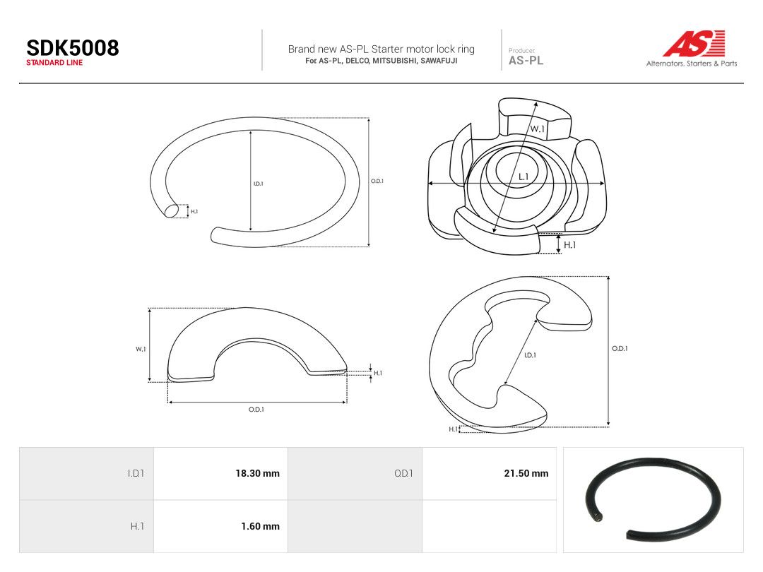 Repair Kit, starter-1
