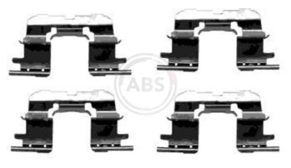 A.B.S. 1227Q Accessory kit, disc brake pad
