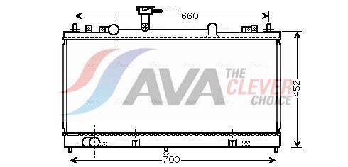 AVA CLEVER CHOICE MZ2162 Radiator, engine cooling