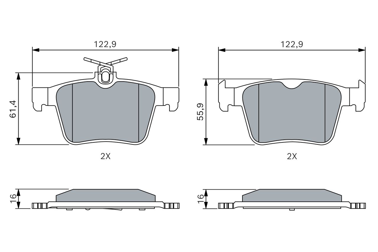 Brake Pad Set, disc brake-7