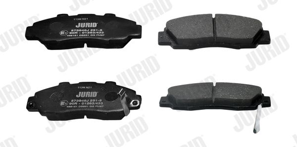 JURID 573946J Stabdžių trinkelių rinkinys, diskinis stabdys