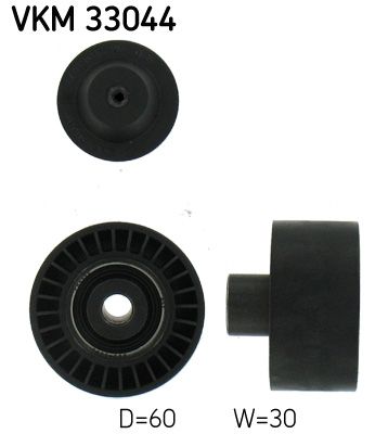 SKF VKM 33044 Deflection/guide pulley, v-ribbed belt