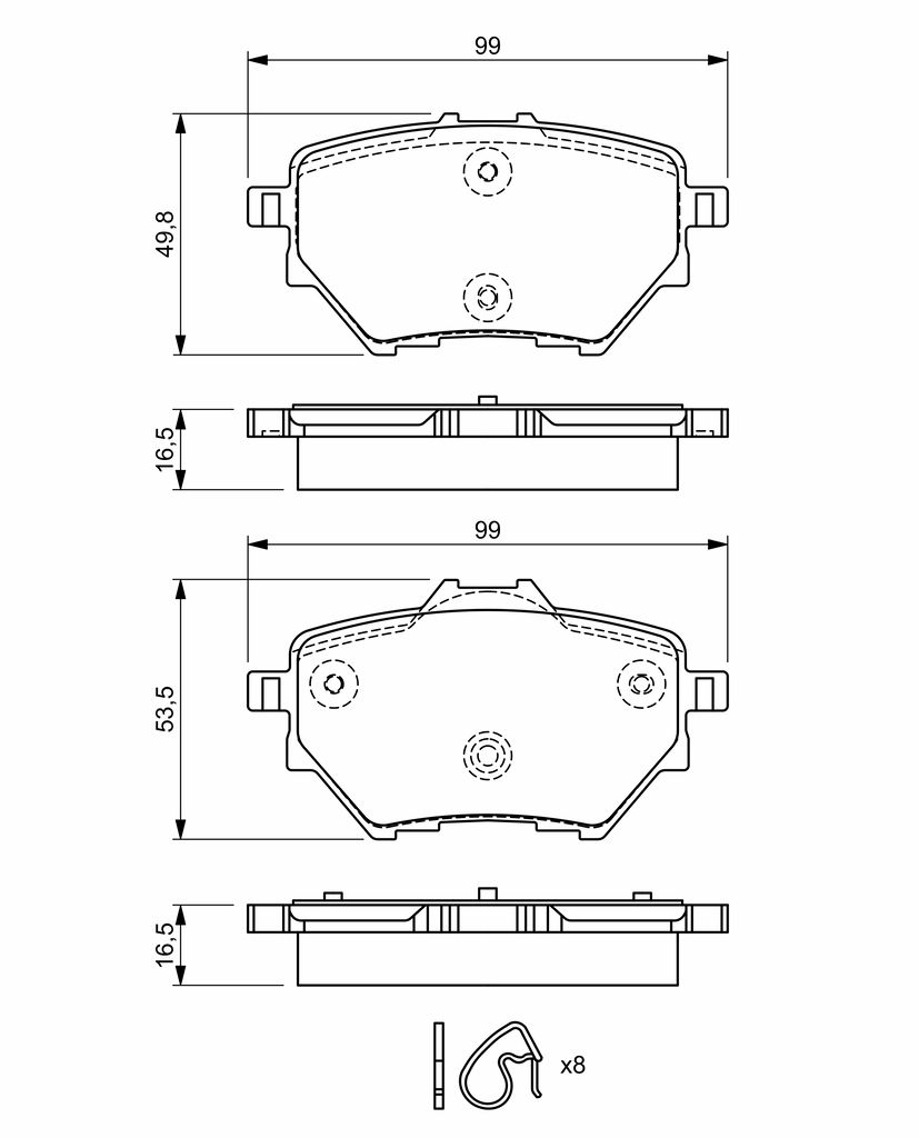 Brake Pad Set, disc brake-6