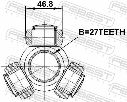 Spider Assembly, drive shaft-1