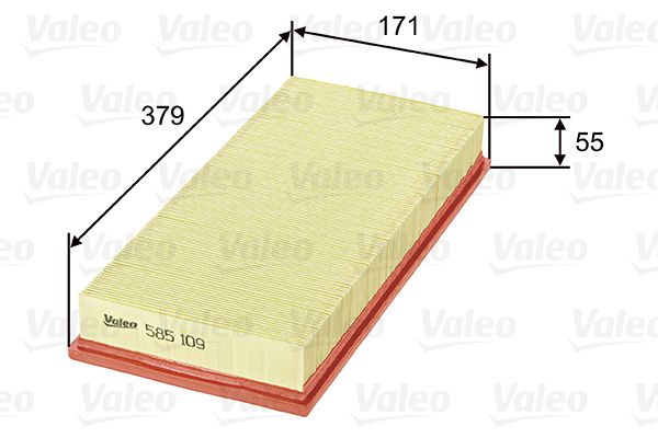 VALEO 585109 Oro filtras
