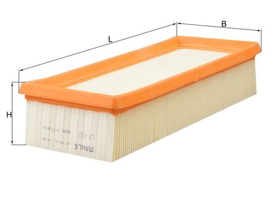 KNECHT LX 632 Air filter