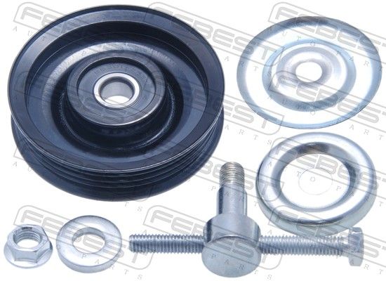 FEBEST 0287-R51M Tensioner pulley, v-ribbed belt
