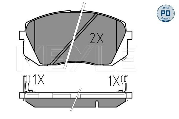 Brake Pad Set, disc brake-1