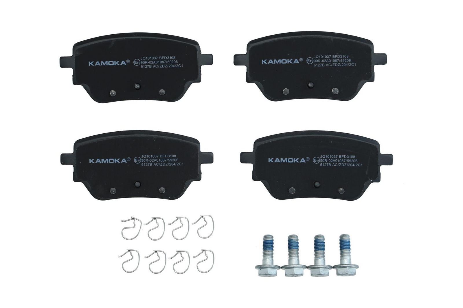 KAMOKA JQ101037 Brake pad set, disc brake