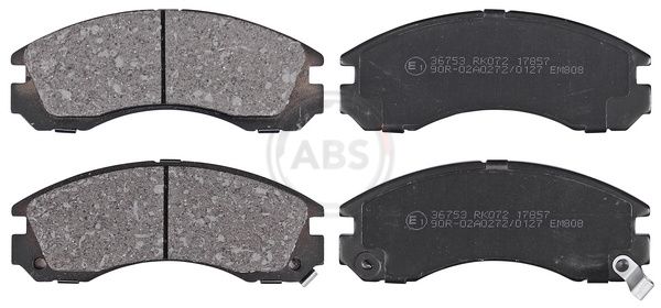 A.B.S. 36753 Brake pad set, disc brake