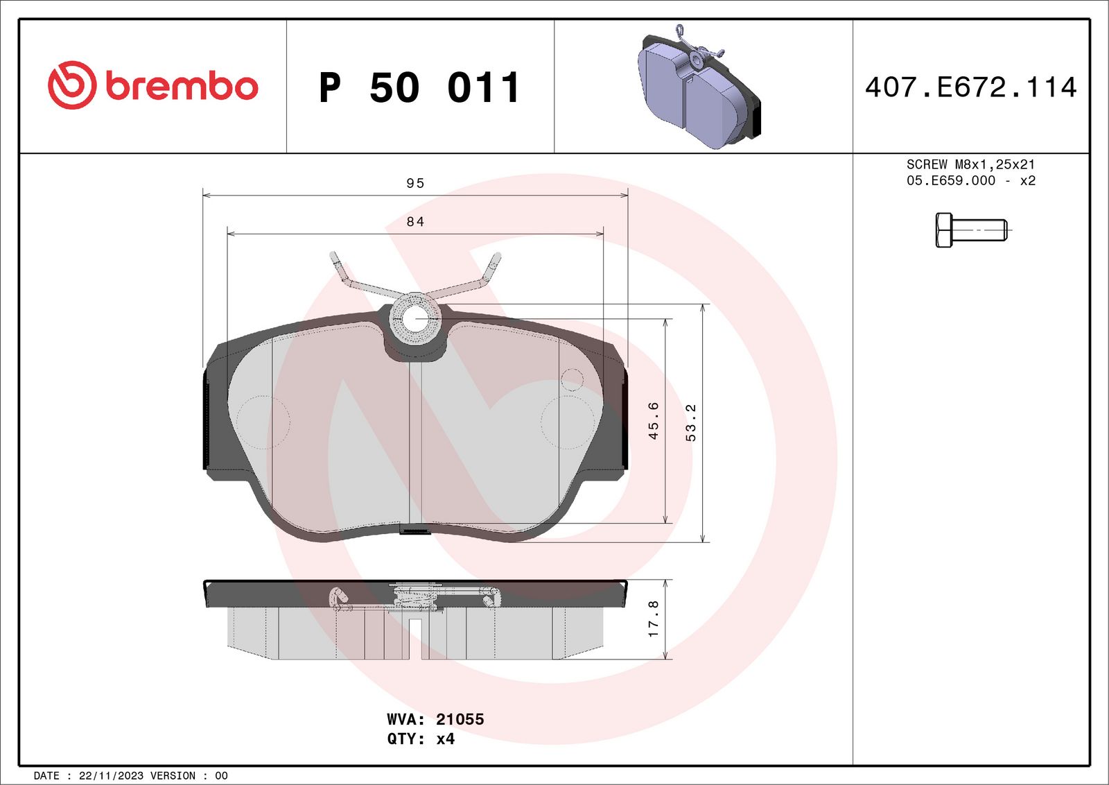 Brake Pad Set, disc brake-1