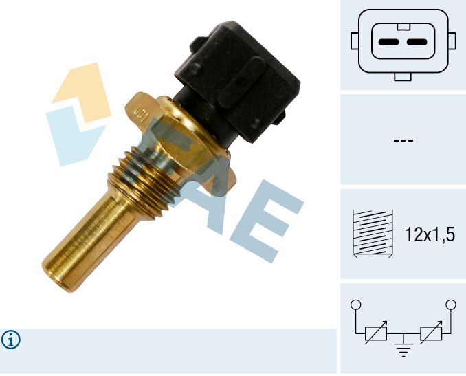 FAE 33090 Sensor, coolant temperature