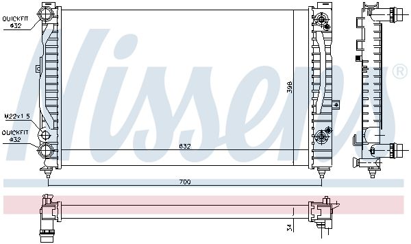 Radiator, engine cooling-1