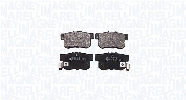 MAGNETI MARELLI 363916061151 Brake pad set, disc brake