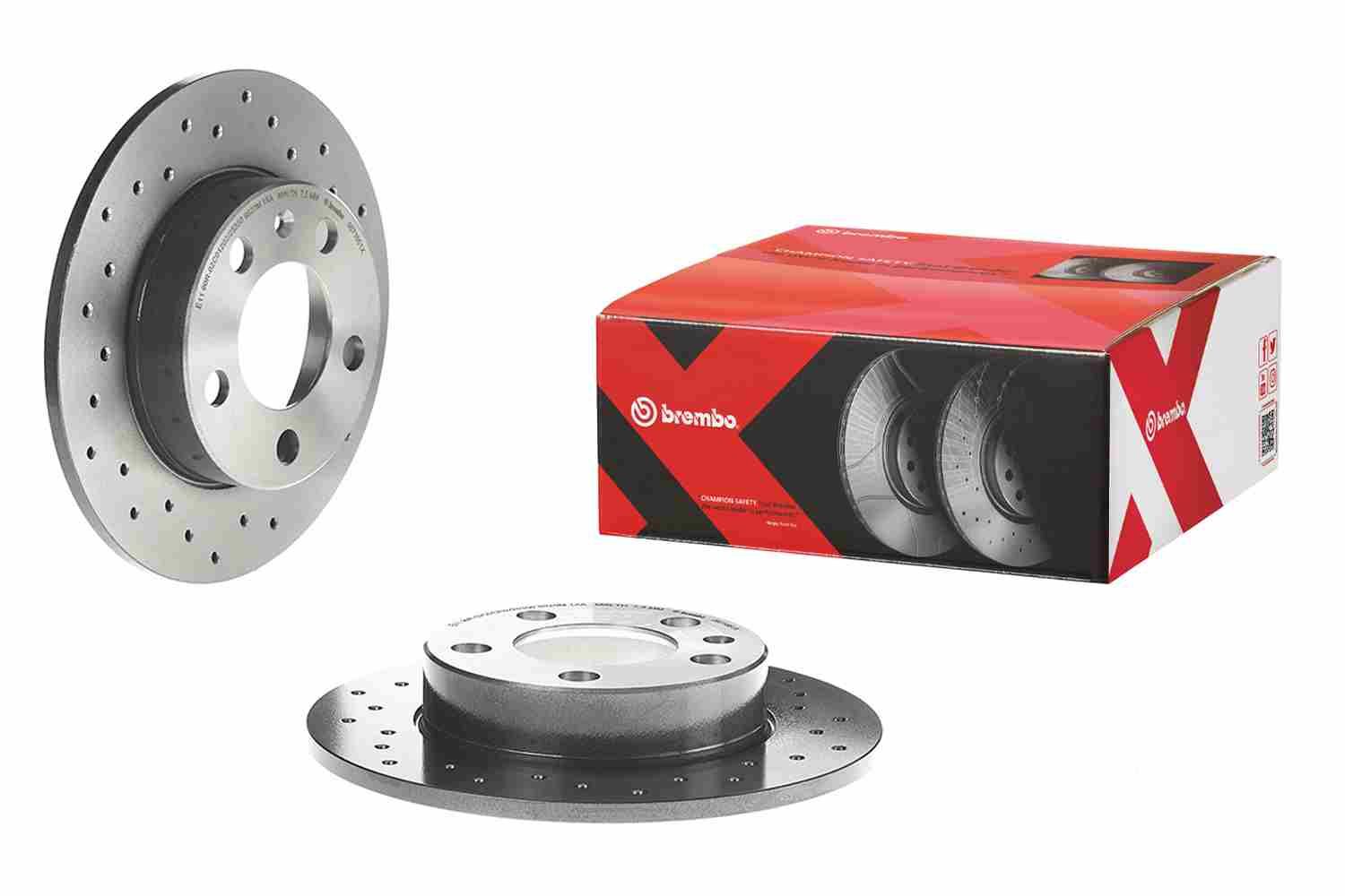BREMBO 08.7165.1X Brake disc