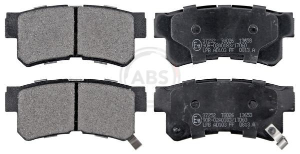 A.B.S. 37252 Brake pad set, disc brake