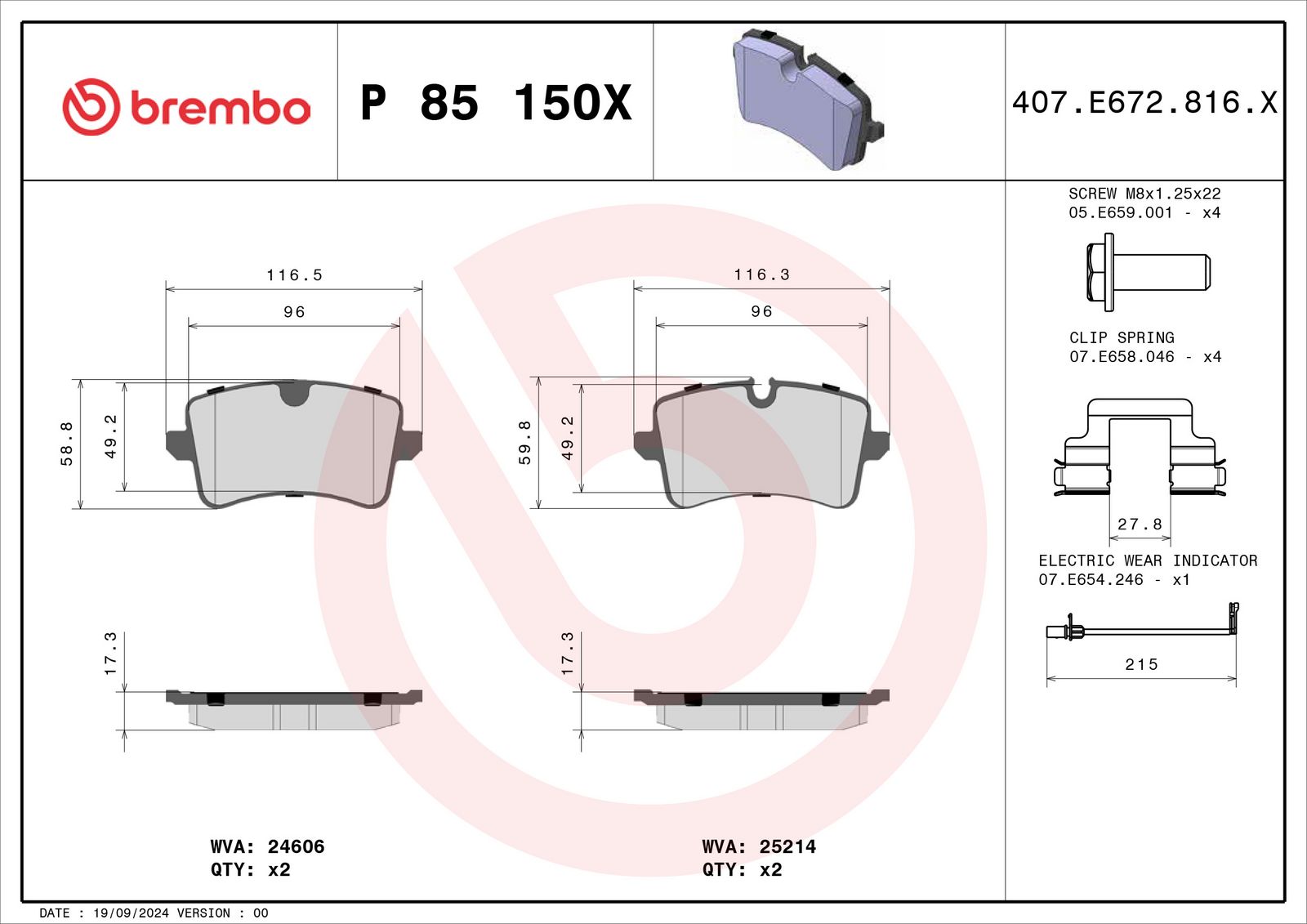 Brake Pad Set, disc brake-3