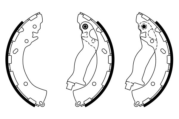Brake Shoe Set-4