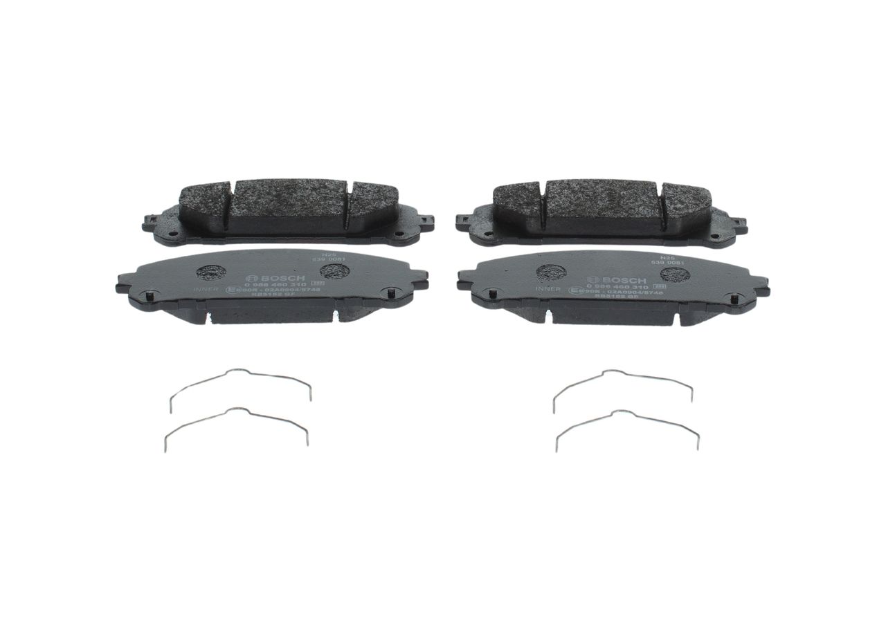 BOSCH 0 986 460 310 Brake pad set, disc brake