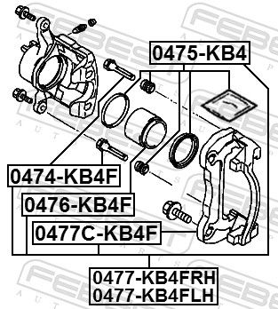 Piston, brake caliper-1