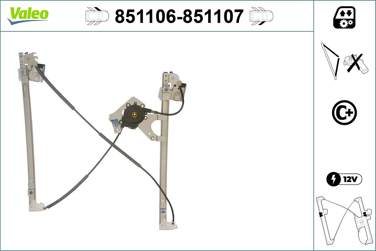 VALEO 851106 Window regulator