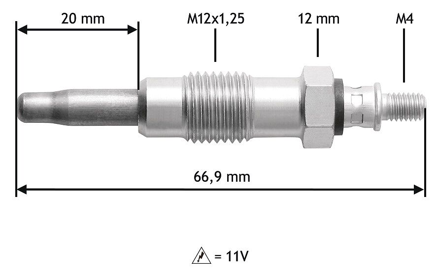 VALEO 345210 Glow plug