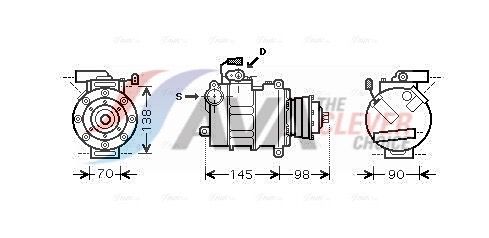 AVA CLEVER CHOICE AIAK280 Compressor, air conditioning