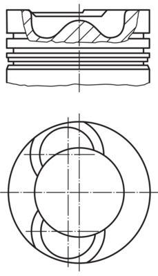 MAHLE 213 62 10 Piston