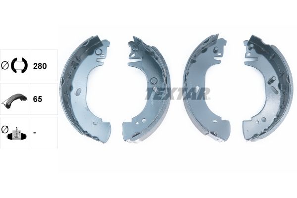 TEXTAR 91054500 Brake shoe set
