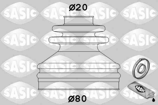 SASIC 4003467 Bellow kit, drive shaft