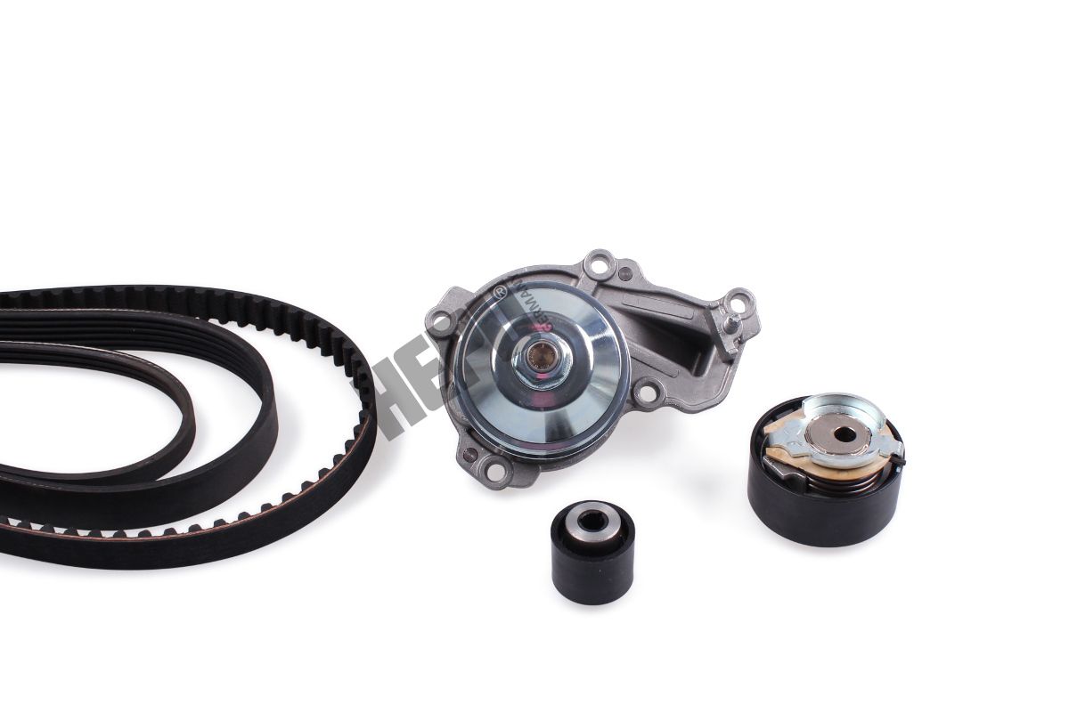 Water Pump + Timing/V-ribbed Belt Set