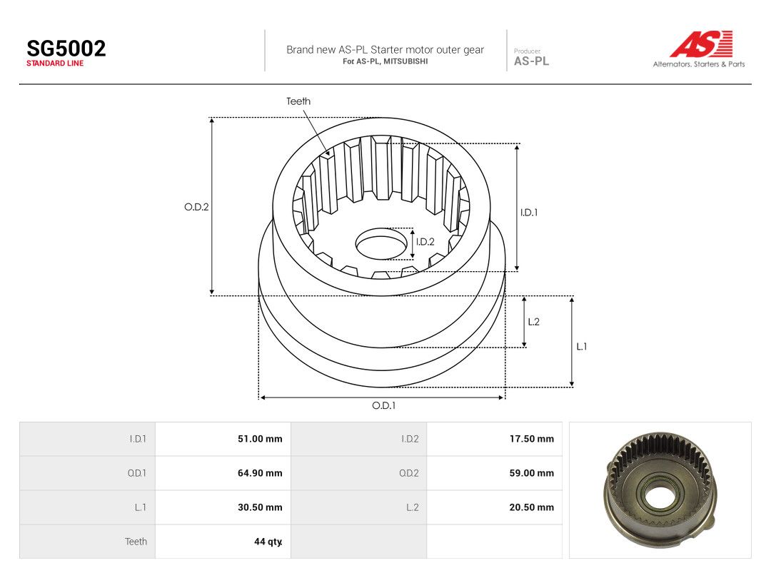 Repair Kit, starter-1