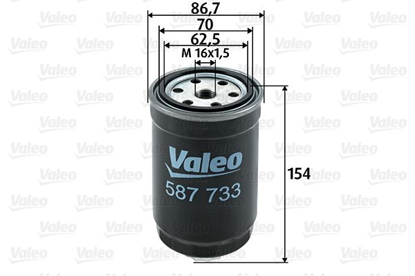 VALEO 587733 Fuel filter