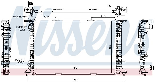 Radiator, engine cooling-5