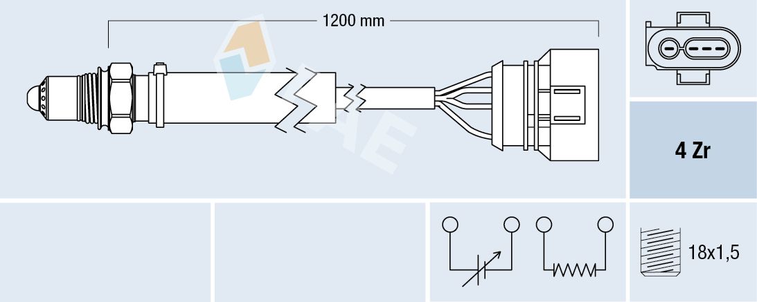 FAE 77460 Oxygen sensor