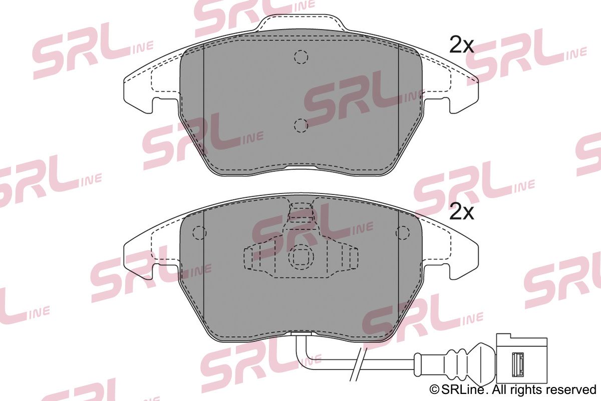 SRLINE S70-0213 Brake pad set, disc brake