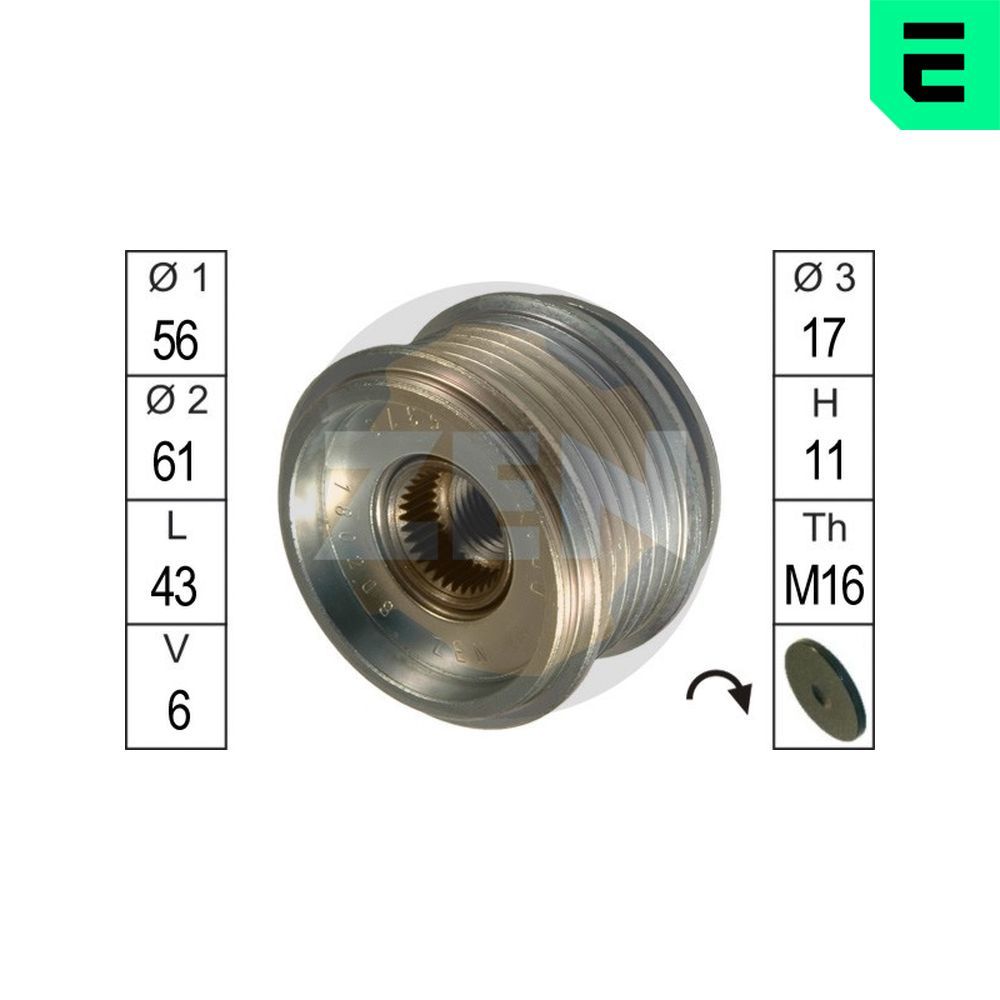 Alternator Freewheel Clutch