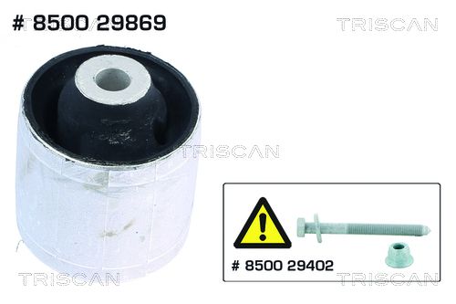 TRISCAN 8500 29869 Mounting, control/trailing arm