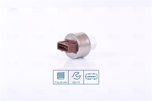 NISSENS 301008 Pressure switch, air conditioning