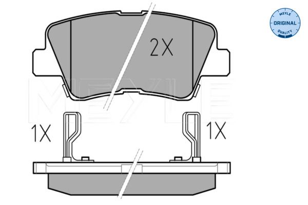 Brake Pad Set, disc brake-1