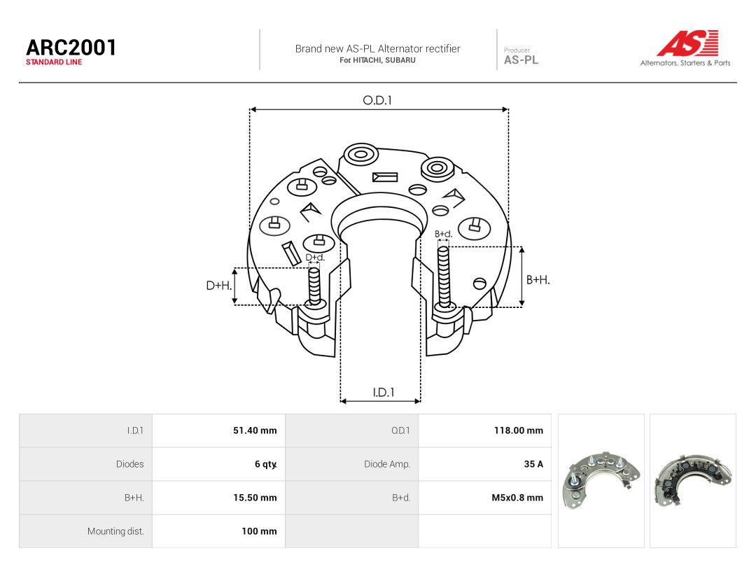 Rectifier, alternator-2