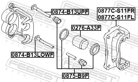 Repair Kit, brake caliper-1
