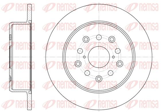 REMSA 6752.00 Brake disc