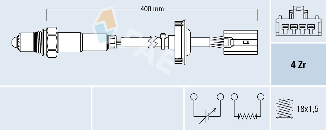 FAE 77792 Oxygen sensor