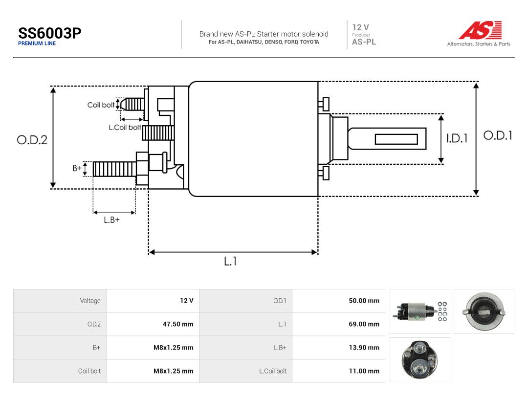 Solenoid Switch, starter-3