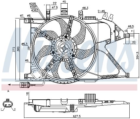 Fan, engine cooling-5