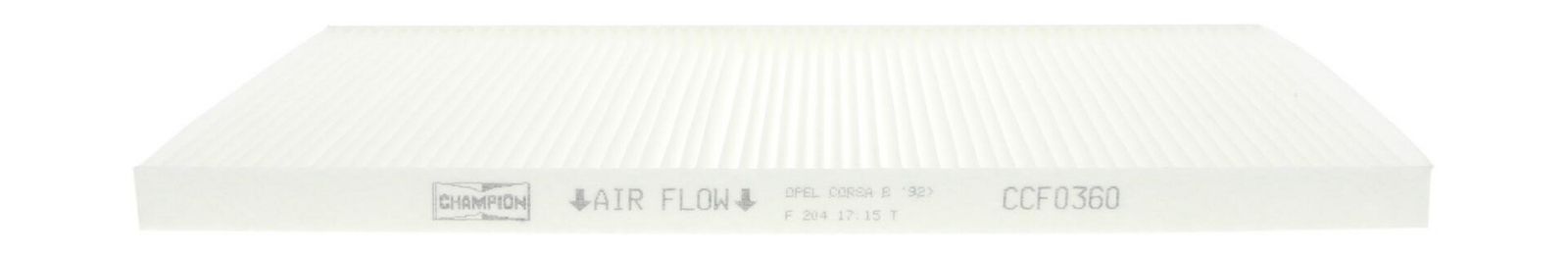 CHAMPION CCF0360 Filter, cabin air