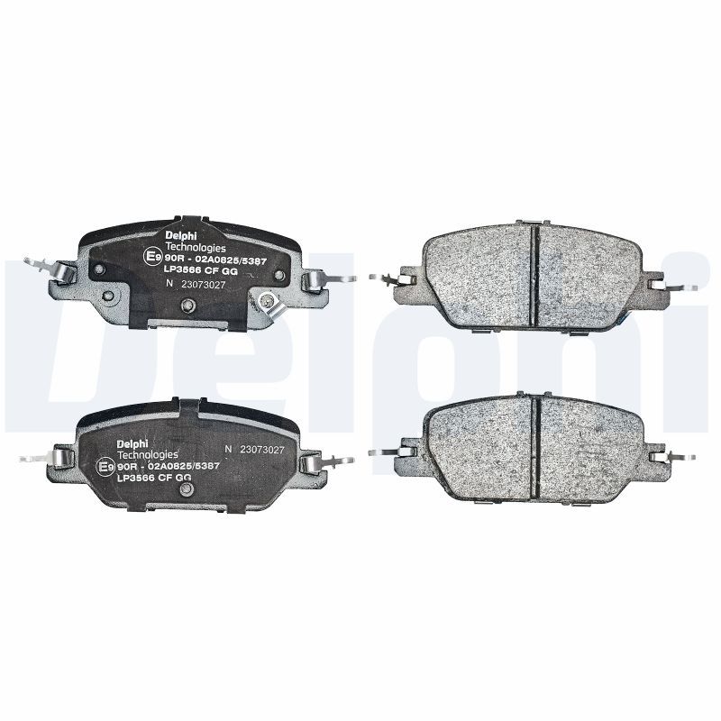 DELPHI LP3566 Brake pad set, disc brake